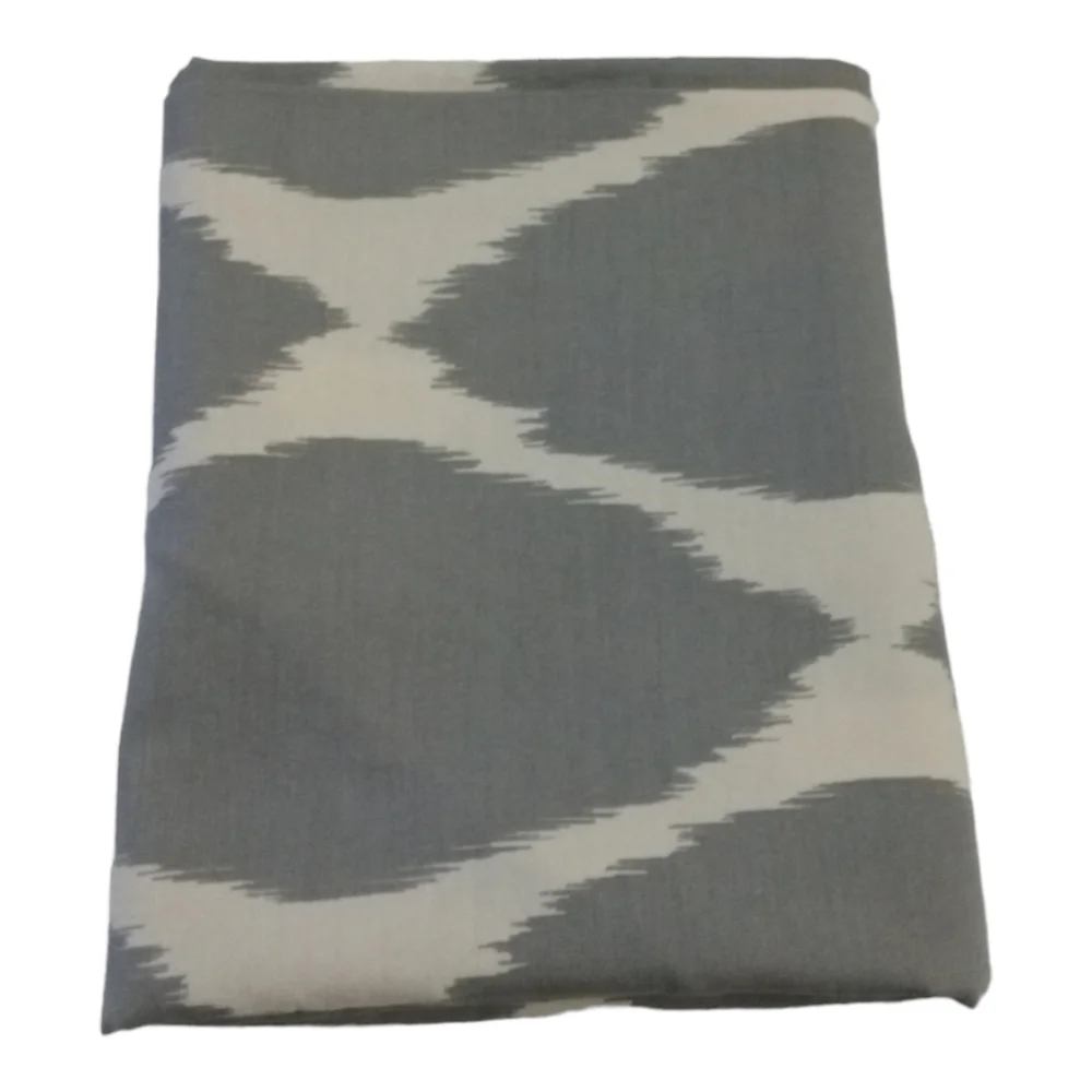 West Elm King Pillow Sham Case Gray White 34